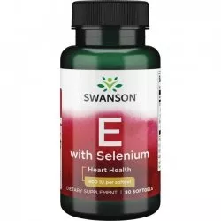 Swanson Witamina E & Selen 90kaps