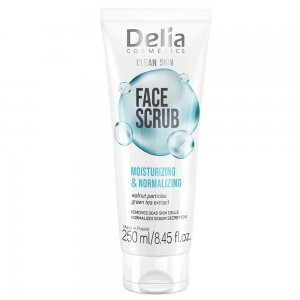 Delia Clean Skin normalizująco-nawilżający peeling do twarzy 250ml