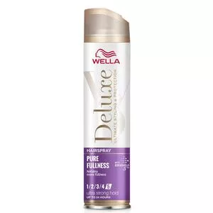 Wella Deluxe Pure Fullness, ultra mocny lakier do włosów cienkich i delikatnych, 250ml - data ważności (6.2026)