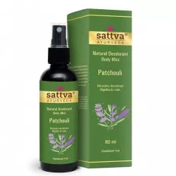 Sattva Natural Deodorant Body Mist naturalny dezodorant w formie mgiełki do ciała Patchouli 80ml (W)