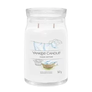 Yankee Candle Duża świeca zapachowa Clean Cotton 567g