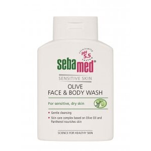 Sebamed Sensitive Skin Olive Face & Body Wash oliwkowa emulsja do mycia twarzy i ciała 200ml