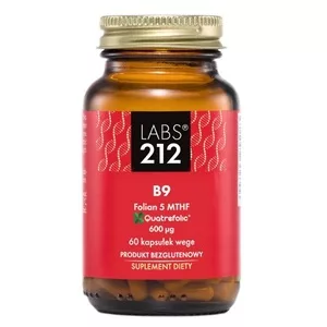 LABS212 B9 Folian 5-MTHF suplement diety 60 kapsułek