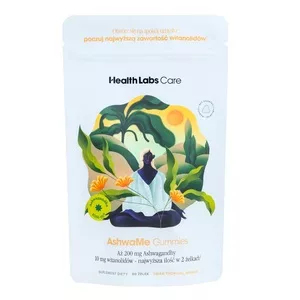 HealthLabs AshwaMe Gummies ashwagandha w żelkach wspierająca odporność na stres suplement diety 60szt
