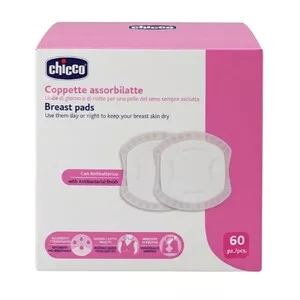 Chicco wkładki laktacyjne z powłoką antybakteryjną 60szt