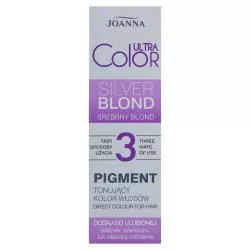 Joanna Ultra Color Pigment tonujący kolor włosów srebrny blond 100 g