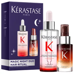 Kerastase Genesis Magic Night Duo, zestaw prezentowy do wzmocnienia i odżywienia włosów, 90ml + 30ml