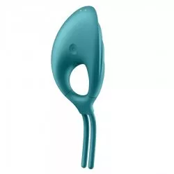 Satisfyer Swordsman wibrujący pierścień na penisa Green