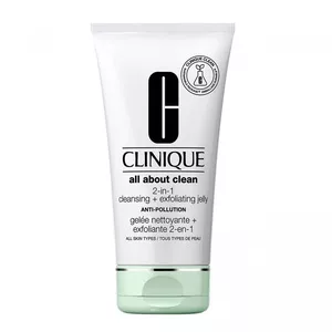 Clinique, All About Clean 2-in-1 Cleansing + Exfoliating Jelly głęboko oczyszczający żel do mycia twarzy 2w1 150ml