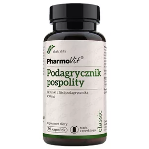 Pharmovit Podagrycznik pospolity suplement diety 90 kapsułek