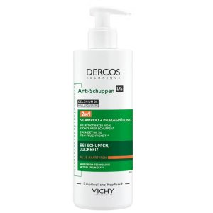 Vichy Dercos szampon przeciwłupieżowy z odżywką 2w1 390ml