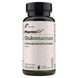 Pharmovit Glukomannan z Amorphophallus konjac 450 mg suplement diety 90 kapsułek