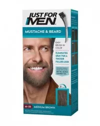 Just For Men, żel koloryzujący do brody, wąsów, baków, M-35, średni brąz