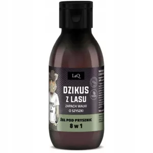 LaQ Dzikus z lasu, żel pod prysznic 8w1 czarny mat, 100ml