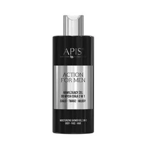 Apis Action For Men nawilżajacy żel do mycia ciała 3w1, 500ml
