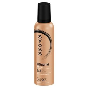 Syoss, Keratin Mousse pianka do włosów Extra Strong 250ml