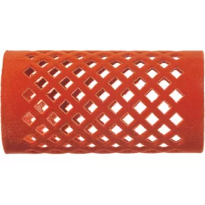 Efalock Flocked Curler, wałki metalowe flokowane 65mm/32mm pomarańczowe 12szt., ref. 14100828