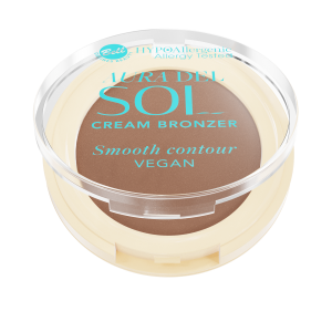 Bell HYPOAllergenic Aura Del Sol, hypoalergiczny kremowy bronzer z drobinkami, 01, 3,5g