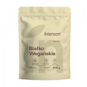 Intenson Białko Wegańskie suplement diety Wanilia 900g