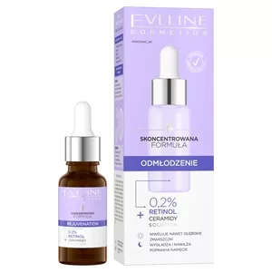 Eveline Cosmetics Skoncentrowana Formuła, Serum Odmłodzenie, 18ml - data ważności 20.09.2026