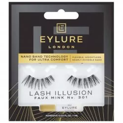 Eylure Lash Illusion, sztuczne rzęsy z klejem, N301