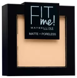Maybelline New York Fit Me! Matte Poreless Pressed Powder, puder prasowany 104 Soft Ivory, 9g