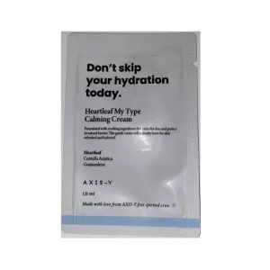 Axis-y Heartleaf My Type Calming Cream kojący krem do twarzy saszetka 1.5ml