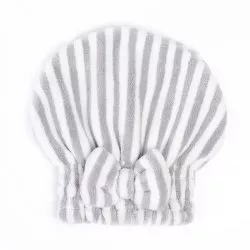 Trust My Sister, czepek do włosów z mikrofibry, szary