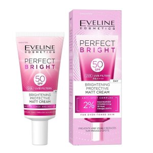 Eveline Cosmetics Perfect Bright rozjaśniająco-ochronny matujący krem do twarzy SPF50 30ml