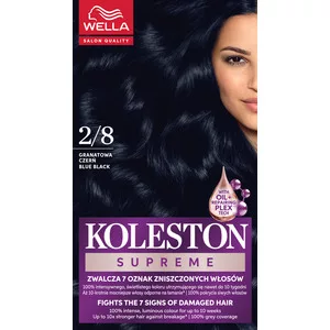 Wella Koleston Supreme, farba do włosów, Granatowa Czerń, 2/8, 100ml