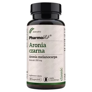 Pharmovit Aronia czarna Ekstrakt 200 mg suplement diety 60 kapsułek