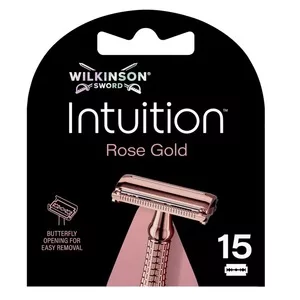 Wilkinson Intuition Rose Gold potrójnie powlekane ostrza 15szt.