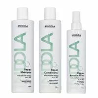 Indola Repair, zestaw regenerujący do włosów, szampon + odżywka + kuracja