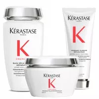 Kerastase Premiere, zestaw naprawczy, kąpiel + odżywka + maska, 250ml + 200ml + 200ml