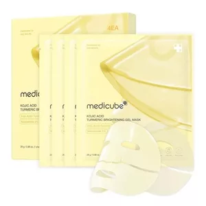 Medicube Kojic Acid Turmeric Brightening Gel Mask rozświetlająca maska do twarzy 4x28g