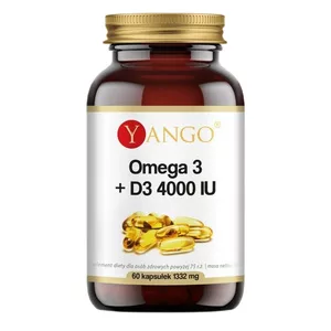 Yango Omega 3 + D3 4000 IU suplement diety 60 kapsułek