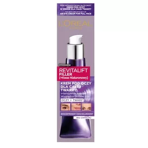 L'Oreal Paris Revitalift Filler Krem pod oczy dla całej twarzy, 30ml