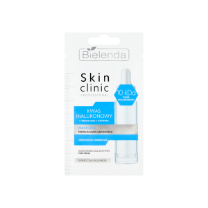 Bielenda Skin Clinic Professional, kwas hialuronowy, maseczka nawilżająco-łagodząca, 8g