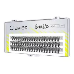 Clavier BeDU2O Double Volume kępki rzęs Mix 9-10-11mm