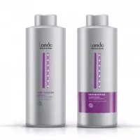 Londa Deep Moisture, zestaw XL nawilżający do włosów suchych, szampon + odżywka, 2x1000ml