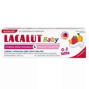 Lacalut Baby pasta do zębów dla dzieci 0-2 latka 55ml