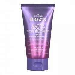 Biovax Ultra Violet intensywnie regenerująca maseczka tonująca do włosów blond i siwych 150ml