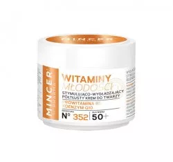Mincer Pharma Witaminy Młodości 50+ krem półtłusty stymulująco-wygładzający do twarzy 352 50ml