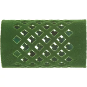 Efalock Flocked Curler, wałki metalowe flokowane 46mm/24mm zielone 12szt., ref. 14100863