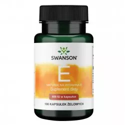 Swanson Witamina E Naturalna 400IU 100kaps