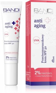 Bandi Medical Expert anti aging, przeciwzmarszczkowy krem SPF50, 14ml, GRATIS