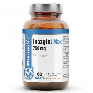 Pharmovit Inozytol Max 750mg suplement diety 60 kapsułek