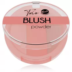 Bell Trio Blush Powder 01 Zestaw do modelowania policzków