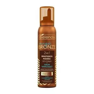 Bielenda Magic Bronze, 2w1 brązująca pianka do ciała + serum nawilżające, 200ml