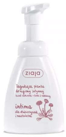 Ziaja Intima, łagodząca pianka do higieny intymnej, kwiat stokrotki , 250ml